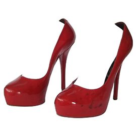 Dolce & Gabbana DOLCE&GABBANA rote Lackpumps Rot
