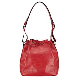 Louis Vuitton-Louis Vuitton Epi Petit Noe Leather Shoulder Bag M59017 in Very Good Condition-Red