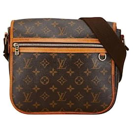 Louis Vuitton-Louis Vuitton Monogram Bosphore PM Messenger Bag M40106 in Good Condition-Brown