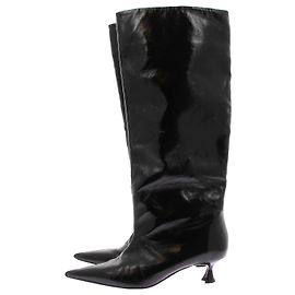 Botas GANNI T.EU 39 Cuero vegano Negro