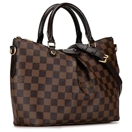 Louis Vuitton-Louis Vuitton Braun Damier Ébène Siena PM-Braun