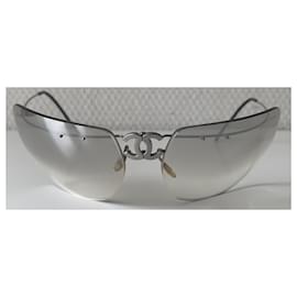Chanel-Lunettes-Argenté