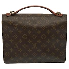 Louis Vuitton-LOUIS VUITTON Monogram Monceau 2Way Hand Bag M51185 LV Auth 77587-Monogram