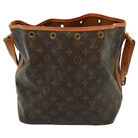 Louis Vuitton-LOUIS VUITTON Schultertasche Monogram Petit Noé M42226 LV Auth 77915-Monogramm