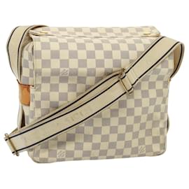 Louis Vuitton-LOUIS VUITTON Schultertasche Damier Azur Naviglio N51189 LV Auth 74285-Andere