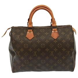 Louis Vuitton-LOUIS VUITTON Monogram Speedy 30 Hand Bag M41526 LV Auth mr220-Monogram