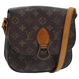 Louis Vuitton-LOUIS VUITTON Monogramm Saint Cloud MM Schultertasche M51243 LV Auth 78134-Monogramm