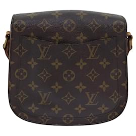 Louis Vuitton-LOUIS VUITTON Monogramm Saint Cloud MM Schultertasche M51243 LV Auth 78134-Monogramm