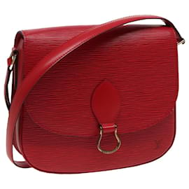 Louis Vuitton-LOUIS VUITTON Epi Saint Cloud GM Shoulder Bag Red M52197 LV Auth 78032-Red