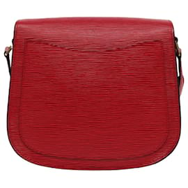 Louis Vuitton-LOUIS VUITTON Epi Saint Cloud GM Shoulder Bag Red M52197 LV Auth 78032-Red