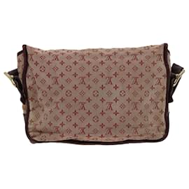 Louis Vuitton-LOUIS VUITTON Monogram Mini Belanger Schultertasche Rot M92171 LV Auth 77880-Rot