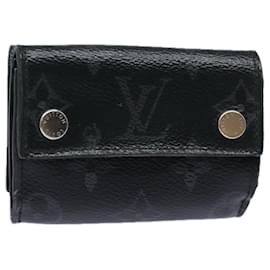 Louis Vuitton-LOUIS VUITTON Portefeuille Compact Discovery Monogram Eclipse M67630 LV Auth 77441-Monogramme