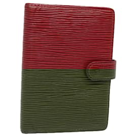 Louis Vuitton-LOUIS VUITTON Epi Agenda PM Day Planner Cover Red R20057 LV Auth 78659-Red