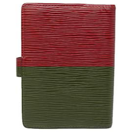 Louis Vuitton-LOUIS VUITTON Epi Agenda PM Day Planner Cover Red R20057 LV Auth 78659-Red