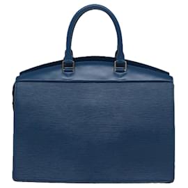 Louis Vuitton-LOUIS VUITTON Epi Riviera Handtasche Blau M48185 LV Auth 77903-Blau