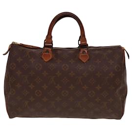 Louis Vuitton-LOUIS VUITTON Handtasche Monogram Speedy 35 M41524 LV Auth 78733-Monogramm