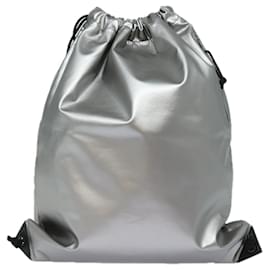 Balenciaga-Sac à dos BB Explorer en nylon argenté BALENCIAGA 593648 Auth 74772-Argenté