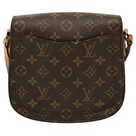 Louis Vuitton-LOUIS VUITTON Monogram Saint Cloud MM Schultertasche M51243 LV Auth 77862-Monogramm