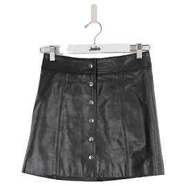 Isabel Marant Etoile Mini gonna in pelle Nero