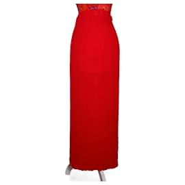 Maxi rotes Kleid Pinko Rot