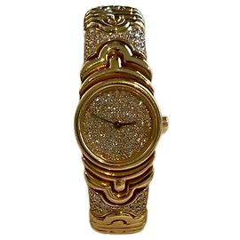 Relógio Bulgari Parentesi em ouro amarelo e diamantes Amarelo