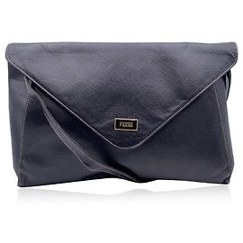 Gianfranco Ferré Borsa a spalla in pelle nera vintage Nero