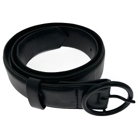 DRIES VAN NOTEN  Belts T.cm 90 Leather Black