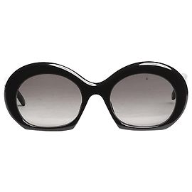 Loewe Gafas de sol ovaladas negras Negro