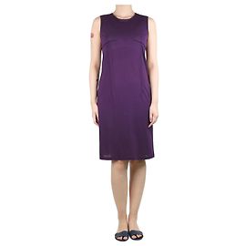 Ann Demeulemeester Robe midi légère sans manches violette - taille UK 10 Violet