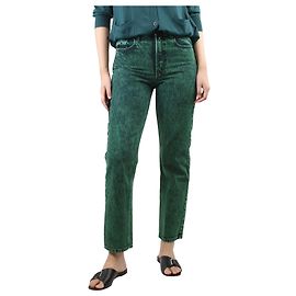 Proenza Schouler Grüne cropped gerade Jeans - Größe UK 8 Grün