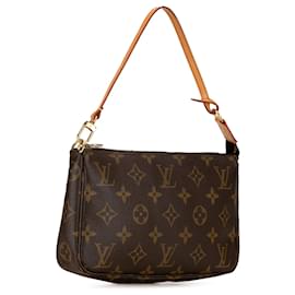 Louis Vuitton-Louis Vuitton Brown Monogram Pochette Accessoires-Brown