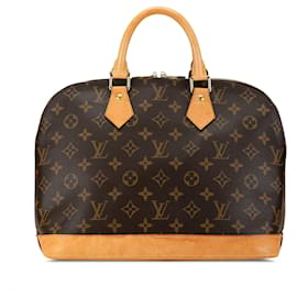 Louis Vuitton-Louis Vuitton Brown Monogram Alma PM-Brown