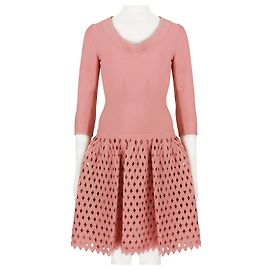 Alaïa Robe patineuse luxueuse Alaia Rose