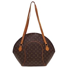 Louis Vuitton-LOUIS VUITTON Monogram Ellipse Shopping Shoulder Bag M51128 LV Auth ac3038-Monogram