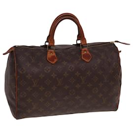 Louis Vuitton-LOUIS VUITTON Monogram Speedy 35 Hand Bag M41524 LV Auth 78735-Monogram