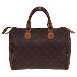 Louis Vuitton-LOUIS VUITTON Monogram Speedy 30 Hand Bag M41526 LV Auth 78071-Monogram