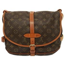 Louis Vuitton-LOUIS VUITTON Schultertasche Monogram Saumur 35 M42254 LV Auth 74819-Monogramm