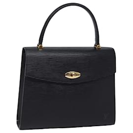 Louis Vuitton-LOUIS VUITTON Sac à main Epi Malesherbes Noir M52372 LV Auth 77870-Noir