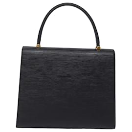 Louis Vuitton-LOUIS VUITTON Epi Malesherbes Hand Bag Black M52372 LV Auth 77870-Black