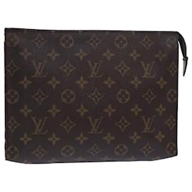 Louis Vuitton-LOUIS VUITTON Monogram Poche Toilette 26 Pouch M47542 LV Auth 78126-Monogram