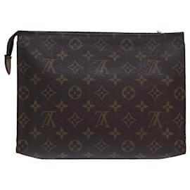 Louis Vuitton-LOUIS VUITTON Monogram Poche Toilette 26 Pouch M47542 LV Auth 78126-Monogram
