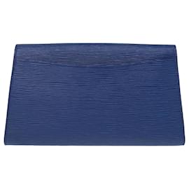 Louis Vuitton-LOUIS VUITTON Epi Art Deco Clutch Bag Blue M52635 LV Auth th5035-Blue