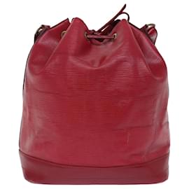 Louis Vuitton-LOUIS VUITTON Bolsa de Hombro Epi Noe Roja M44007 LV Auth 76897-Roja