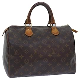 Louis Vuitton-LOUIS VUITTON Borsa a Mano Monogram Speedy 30 M41526 LV Auth 78327-Monogramma