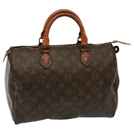 Louis Vuitton-LOUIS VUITTON Bolso de Mano Monogram Speedy 30 M41526 LV Auth 77883-Monograma