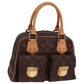 Louis Vuitton-LOUIS VUITTON Sac à main Monogram Manhattan PM M40026 LV Auth 78378-Monogramme