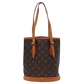 Louis Vuitton-LOUIS VUITTON Sac à épaule Monogram Bucket PM M42238 LV Auth 78858-Monogramme