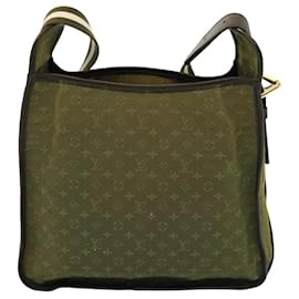 Louis Vuitton-LOUIS VUITTON Monogram Mini Bussus Marie Kate Sac TST Khaki M92324 LV Auth 78718-Kaki