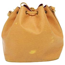 Louis Vuitton-LOUIS VUITTON Epi Petit Noé Sac à épaule Tassili Jaune M44109 LV Auth 78743-Autre