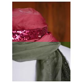 Autre Marque-Foulard Granate-Red